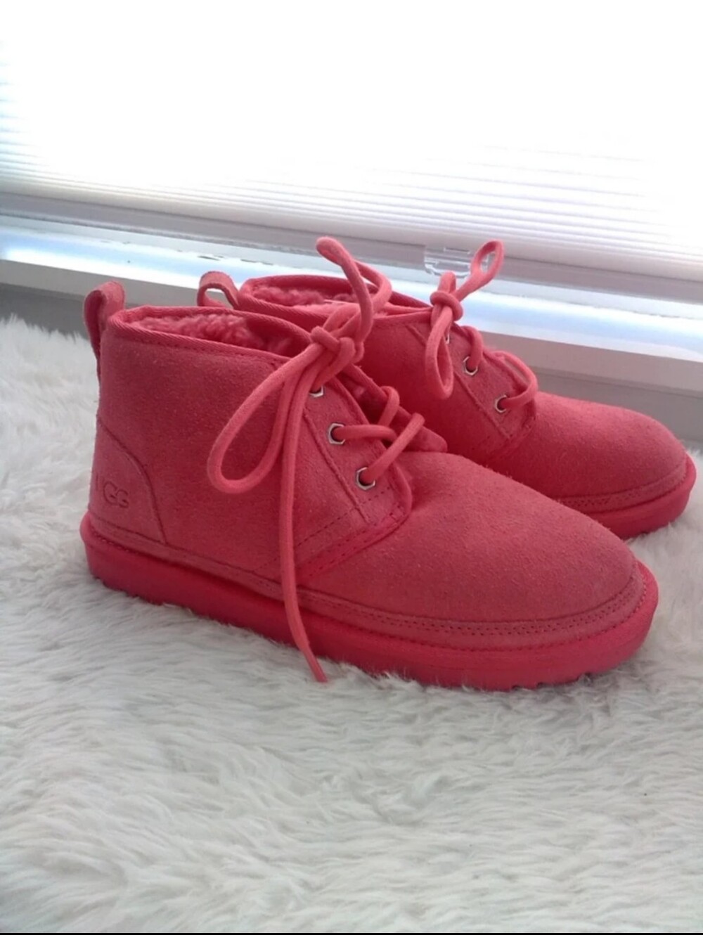 UGG Neumel Suede Boot Women's Size 5 Pink Glow